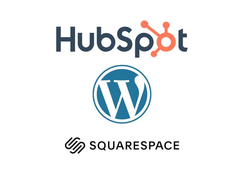 HubSpot Squarespace WordPress